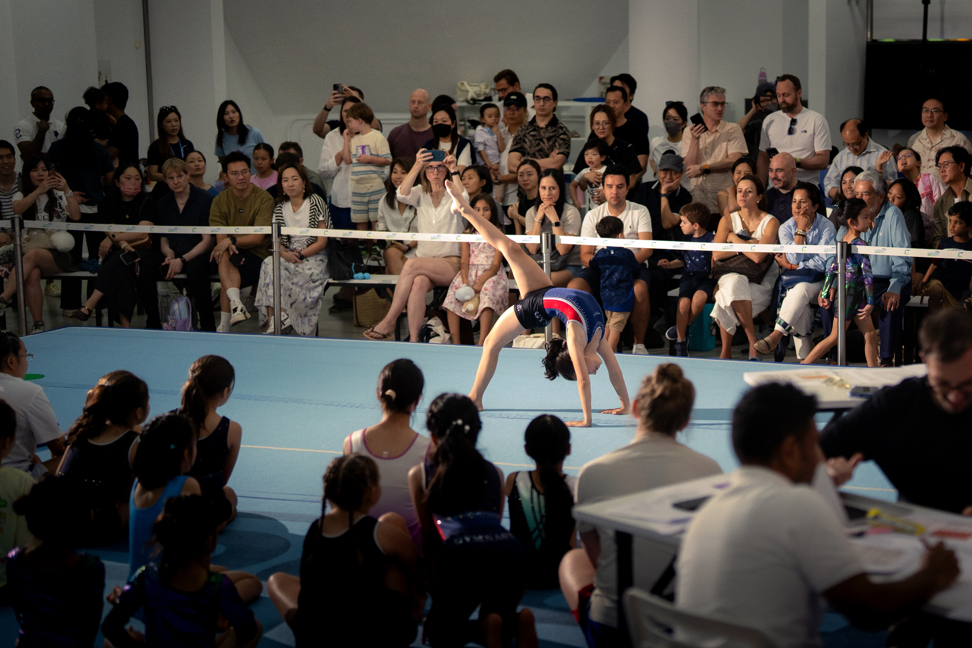 Children performing gymnastics at ProActiv Sports facility